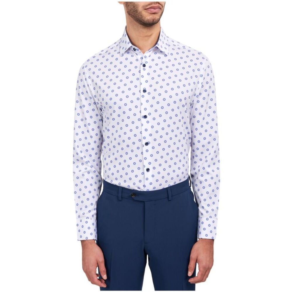 Con.Struct Mens Medallion Button Down Dress Shirt, NWT
